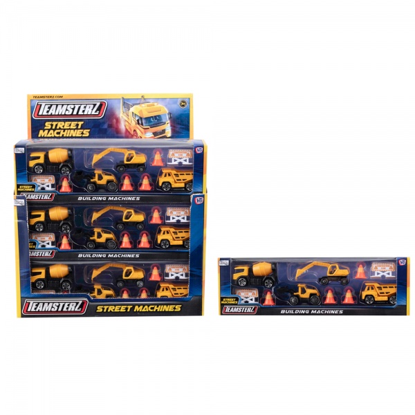 Набір машинок Teamsterz Будівельні машини 