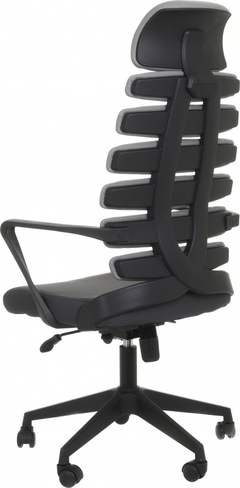 Крісло офісне Центр Меблів Астра сіро-чорний