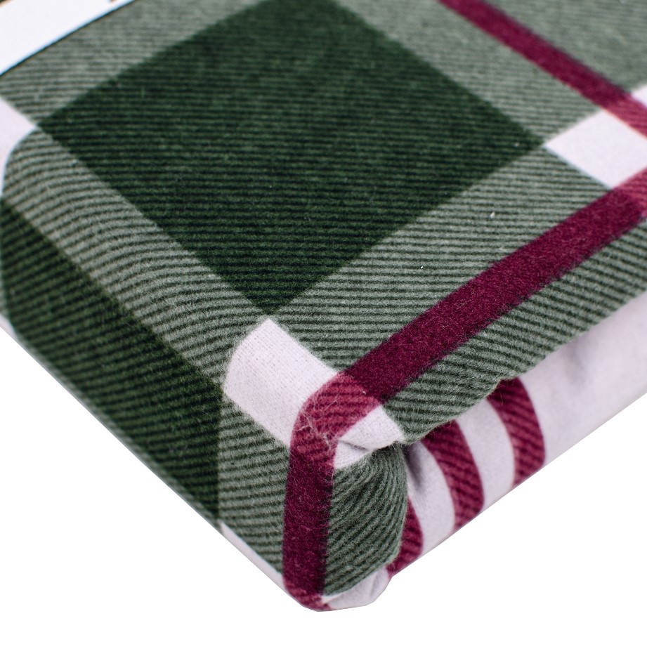 Пододеяльник фланель Wales 200x220 см зеленый La Nuit