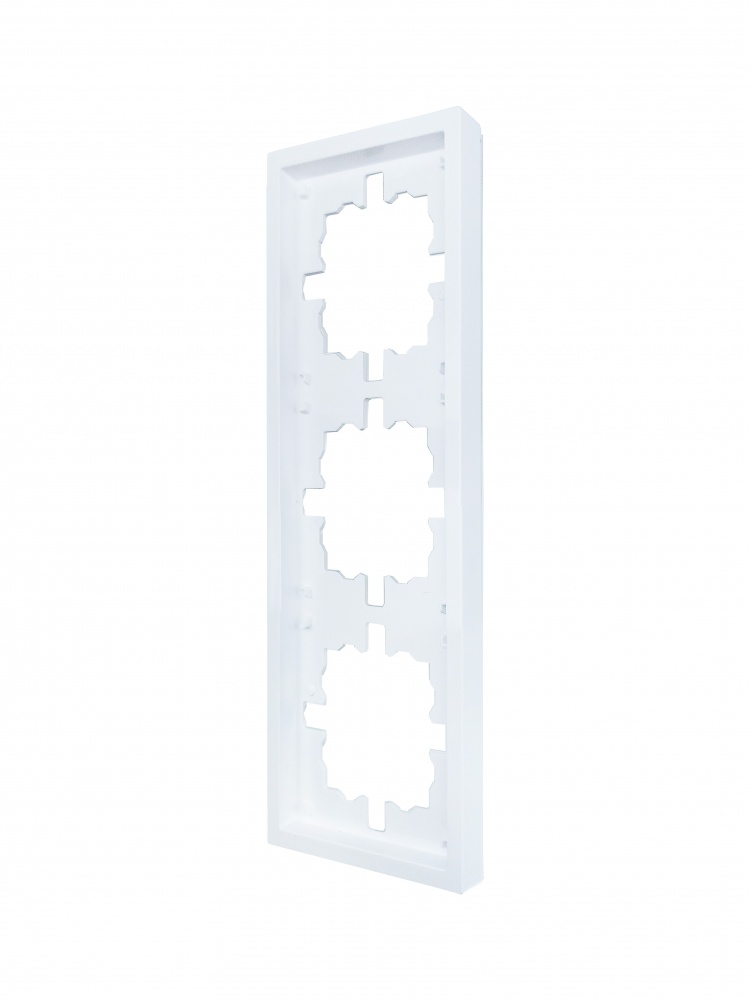 Рамка тримісна HausMark Juna універсальна білий