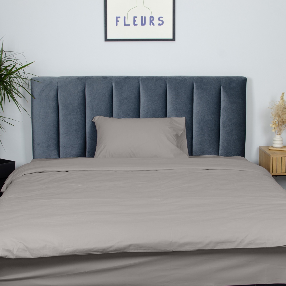 Простирадло на резинці Моно 140x200 см мокко