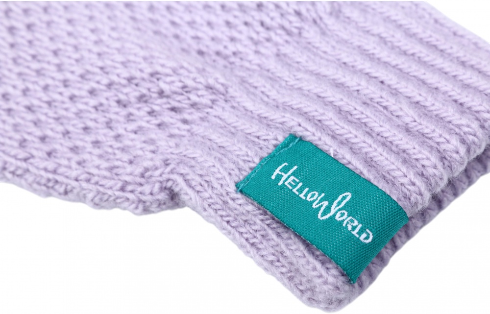 Рукавицы HW для девочек р.12-14 /сиреневый