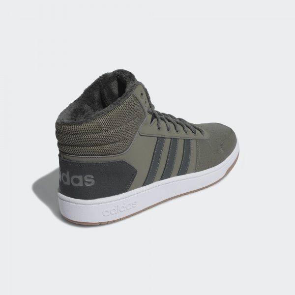 Черевики Adidas HOOPS 2.0 MID EE7370 р. 11 хакі
