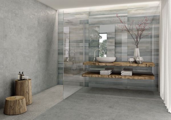 Плитка TAU Ceramica Dive Plus Gray 20x120 