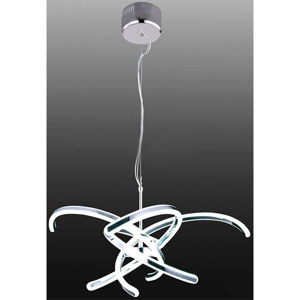 Люстра Геотон GTN-611/4Р 95 Вт хром