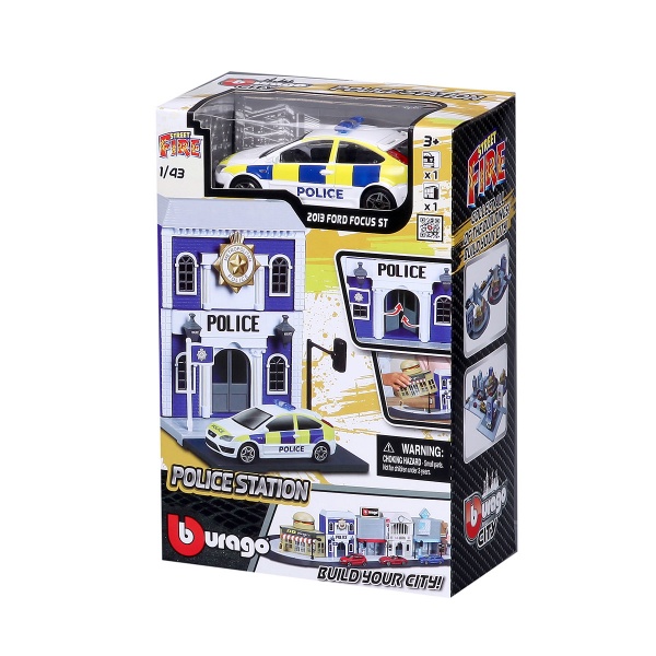 Ігровий набір Bburago City Поліцейський відділок 1:43 18-31502