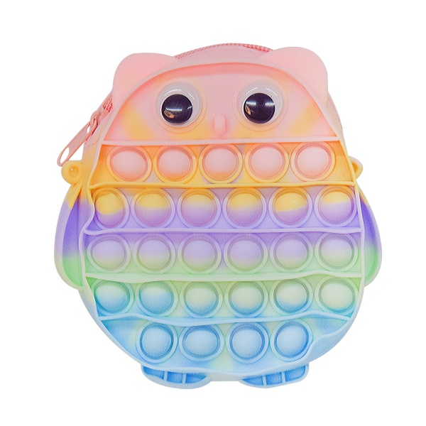 Аксессуар Сумочка силиконовая Сова (ассортимент) C44417