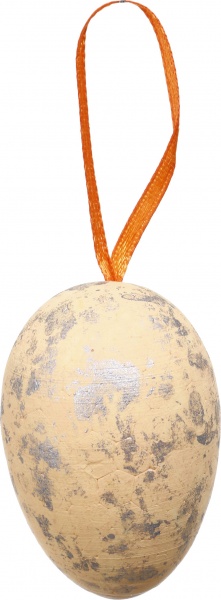 Декорация пасхальная Цветные яйца с лентой набор из 6 шт