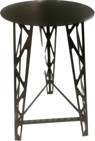 Стул черный матовый 