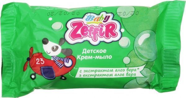 Дитяче мило ZEFFIR з алое вера Baby 70 г