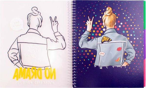 Блокнот Selfie:No Drama B5 120 листов O20850-02 Optima