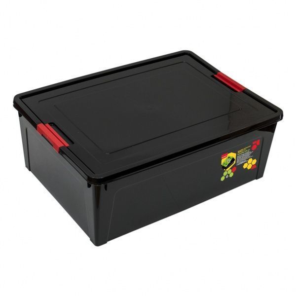 Контейнер-органайзер универсальный Алеана Tools 7,9 л черный 140x240x320 мм