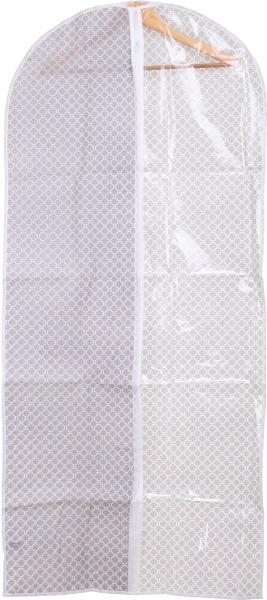 Чехол для одежды Мозаика Vivendi 135x60 см белый с серым