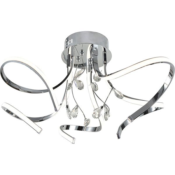 Люстра світлодіодна Victoria Lighting 70 Вт хром Noemi/PL5 