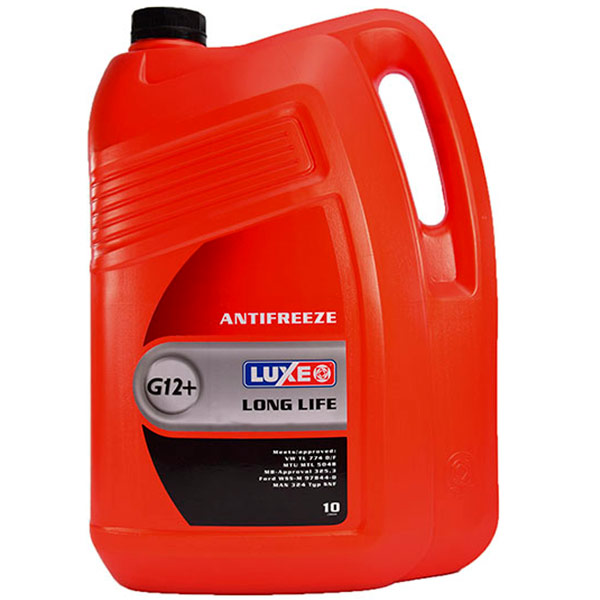 Антифриз Luxe Long Life G12+ 10л червоний 