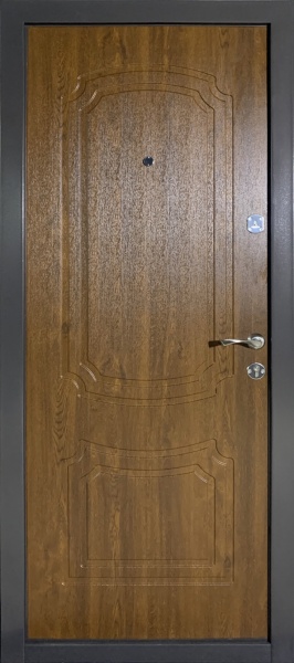 Дверь входная Министерство дверей КС-01 дуб темный 2050х860 мм правая