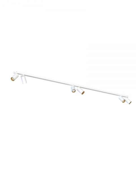 Спот Nowodvorski Mono 6x10 Вт GU10 білий/золото 7777 