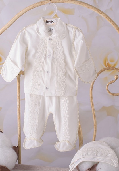 Чоловічок унісекс Betis Сонечко з шапочкою р.62 молочний 27070500 