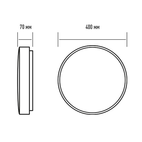 Светильник светодиодный Maxus 48 Вт белый матовый 3000-6500 К 1-MFCL-4841-01-C