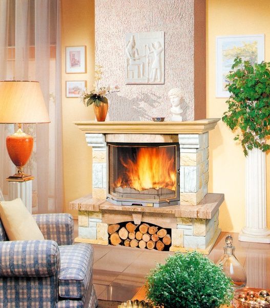 Облицовка JABO MARMI Consul PS + бревно