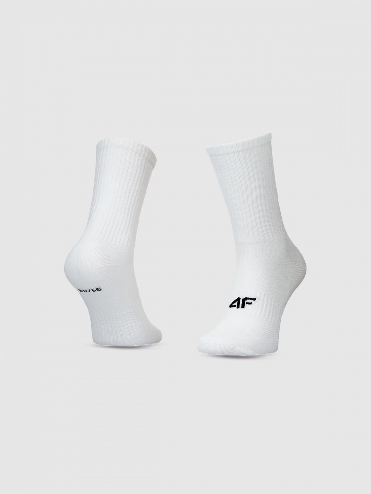 Шкарпетки 4F SOCKS CAS M478 (3pack) 4FWMM00USOCM478-10S р.43-46 білий 3 шт.