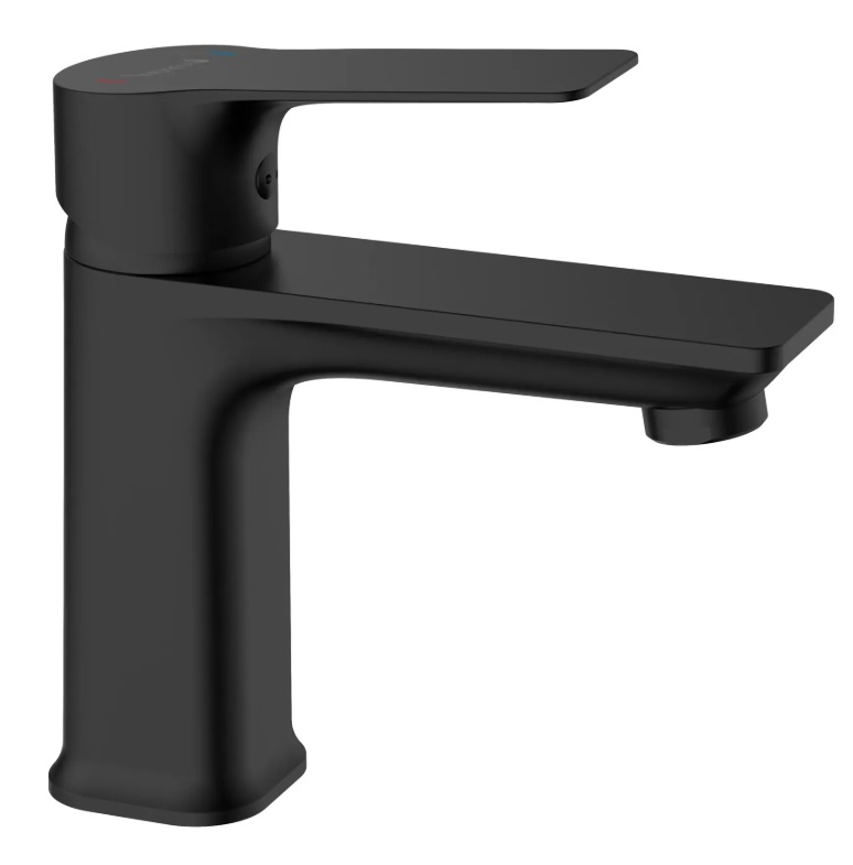 Смеситель для умывальника Imprese LORETA, чорний, 35 мм