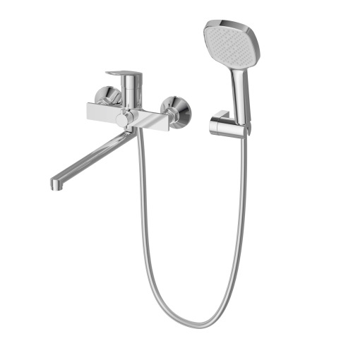 Змішувач для ванни Imprese LESNA L-вилив 400 мм, хром