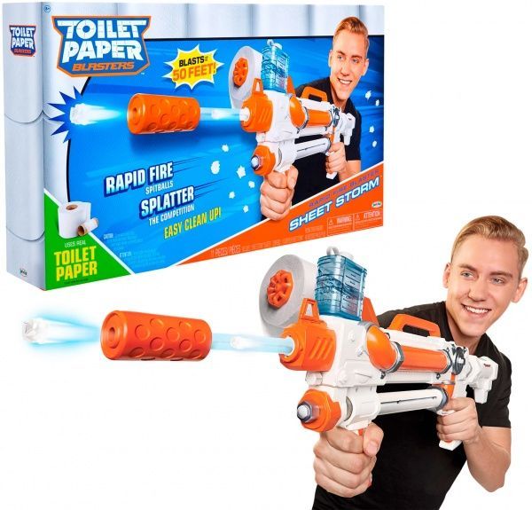 Бластер Jakks Pacific Sheet Storm з туалетного паперу у коробці 35,5 x 61 x 11 см. 150301