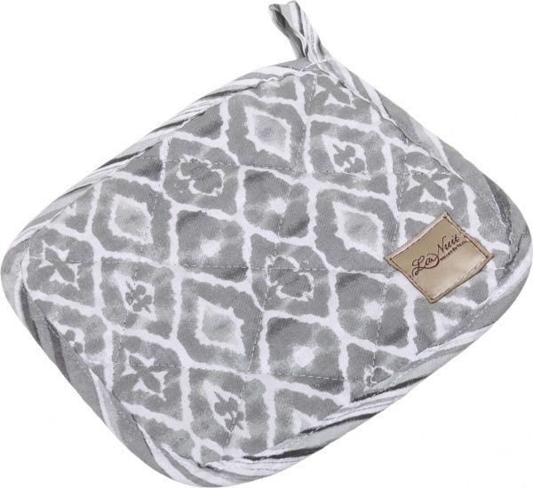 Прихватка Ромбы 20x20 см серый La Nuit 