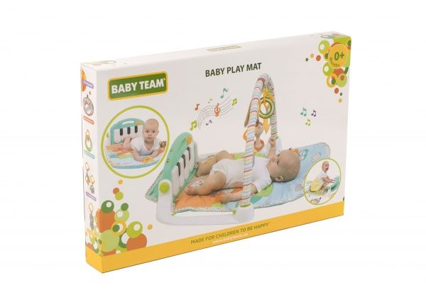 Развивающий коврик Baby Team с пианино 8567