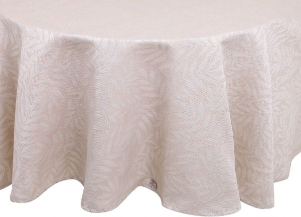 Скатерть Эльза d200 кофейное золото Прованс 