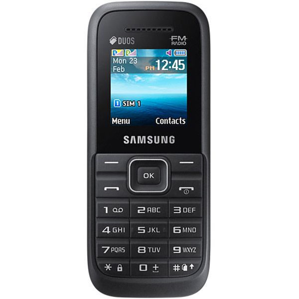 Телефон мобільний Samsung B110E DS black