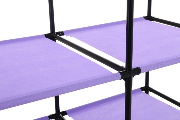 Тканинна шафа Dreamland 1560х870х460 мм фіолетовий 