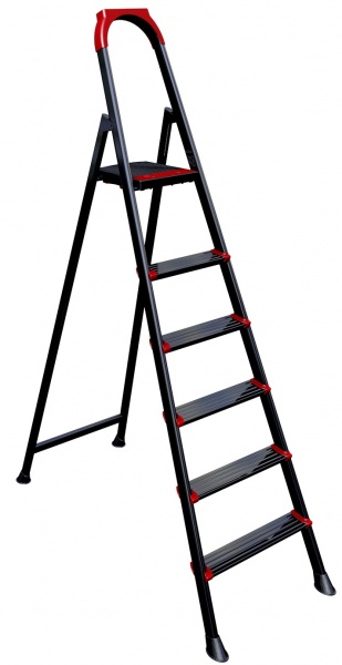 Драбина-стрем’янка Baulich сталева EXPERT 6 сходинок