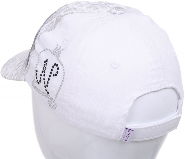 Кепка для девочек Pampona 21 L 09 р.50 серебряный 