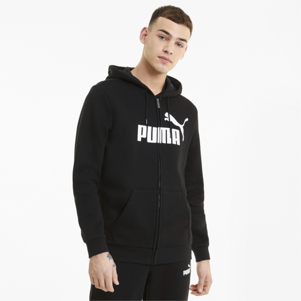 Джемпер Puma ESS Big Logo FZ Hoodie 58669801 р. L чорний