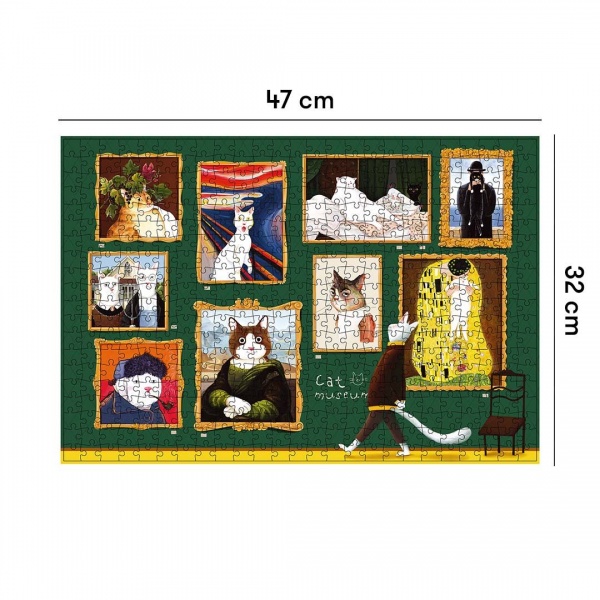 Пазлы InnaRuda Кошачий музей orner-1627