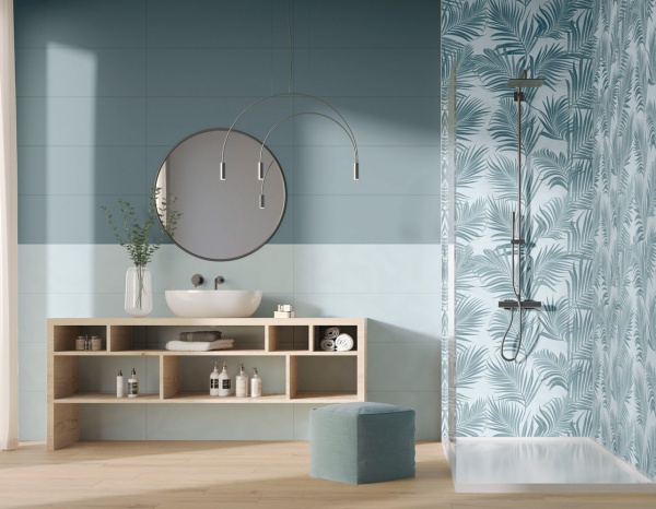 Плитка Ceramika Color Spettacolo Blu Rett SPC008 30x90 