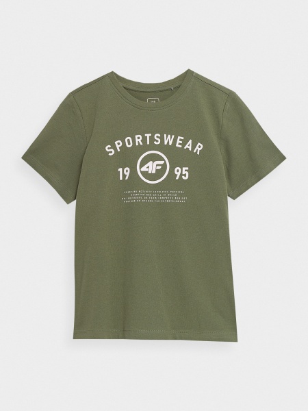 Футболка 4F TSHIRT M1012 4FJSS23TTSHM1012-41S р.146 зелений