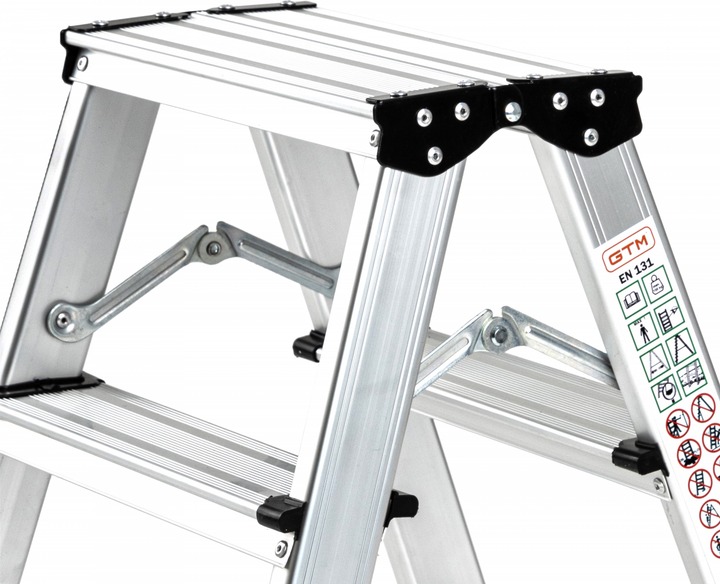 Лестница-стремянка GTM двухсторонняя 2x3 KMH1203 (39696)