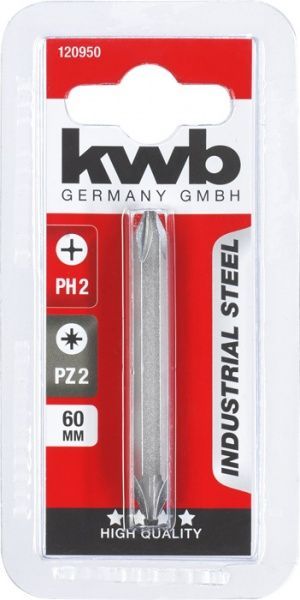 Бита KWB PH2/PZ2x25 мм 1 шт. 120950