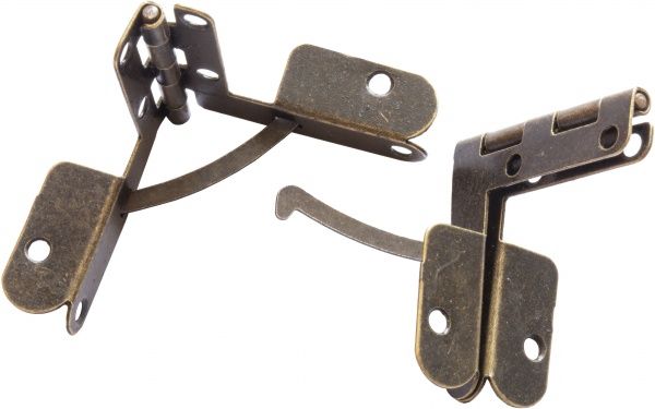 Петля с ограничителем старая латунь 30х32 мм 2 шт. 