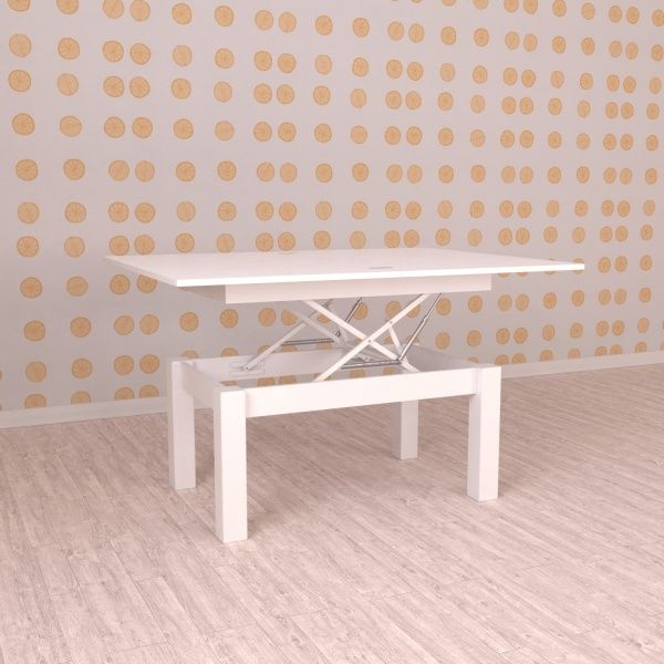 Стол-трансформер Art in Head Батерфляй белый Print 1157 