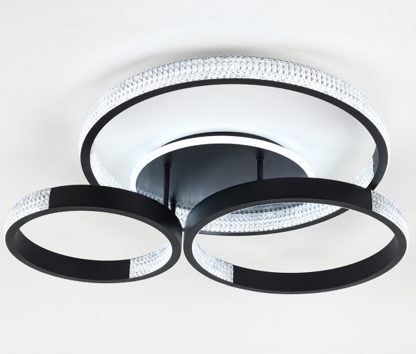 Светильник светодиодный Hopfen с пультом ДУ 110 Вт черный 3000-6000 К SCHWARZ 110 RC BK 