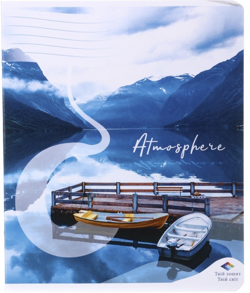 Тетрадь школьная уф-лак 30 листов в линейку в ассортименте