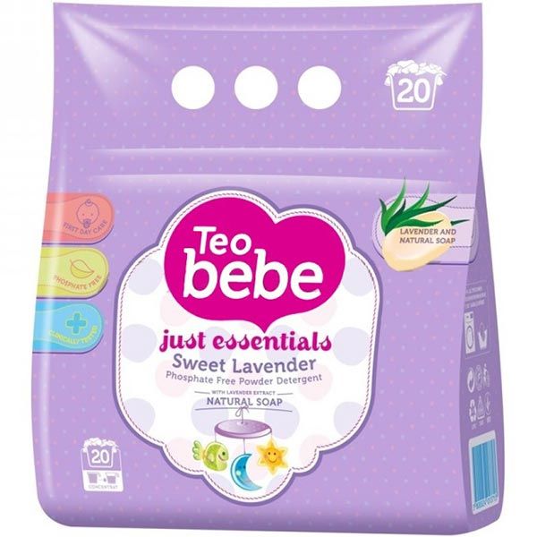 Пральний порошок Teo Bebe Sweet Lavander Natural soap 2.4 кг