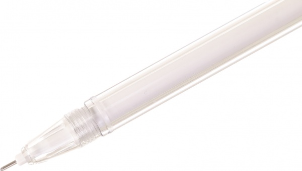 Ручка гелевая Хрустальный котик белая 