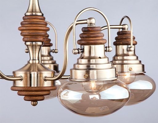 Люстра підвісна Strotskis Gustavo 5x60 Вт E27 антична бронза 266/5 