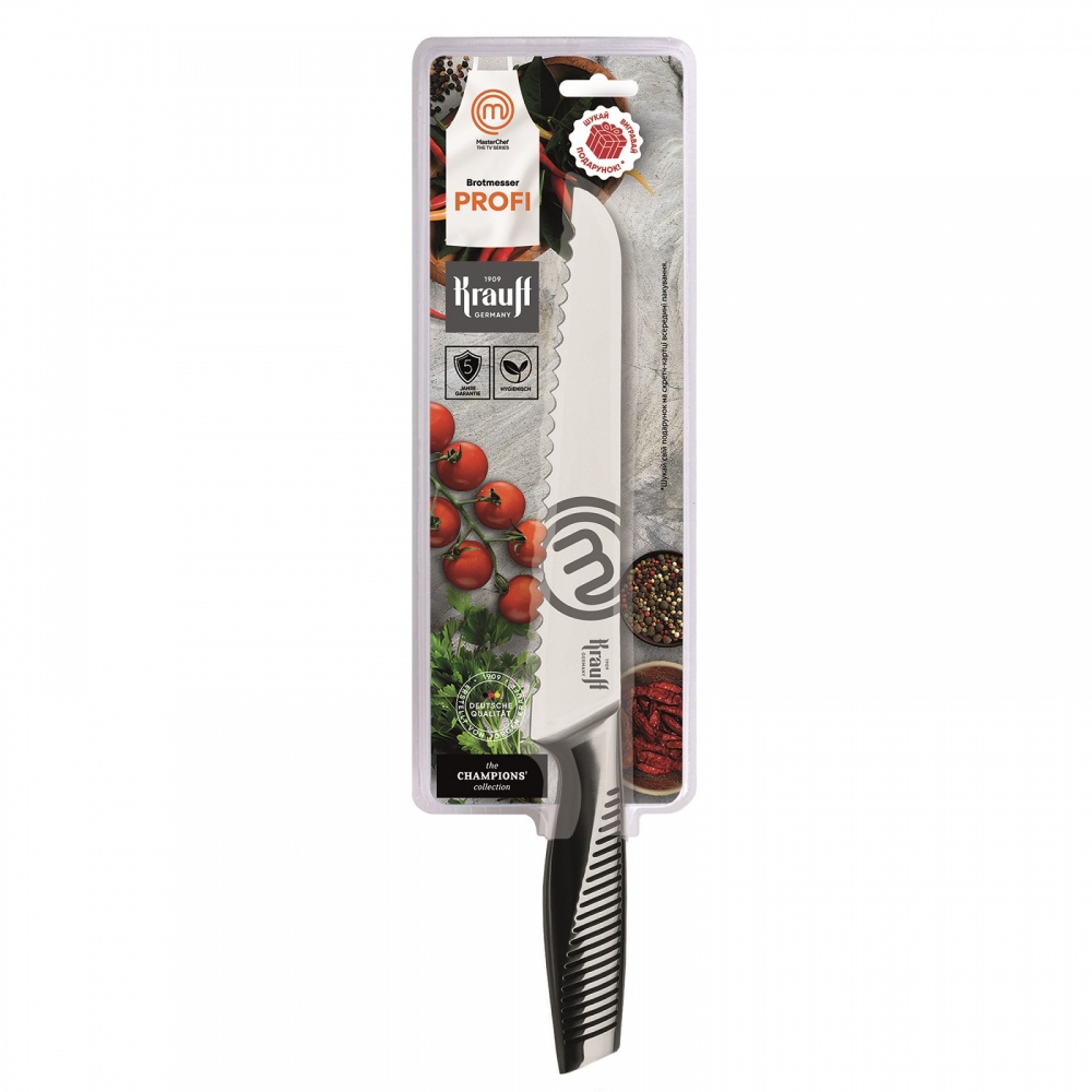 Нож для хлеба Krauff MasterChef 20,8 см 29-305-202