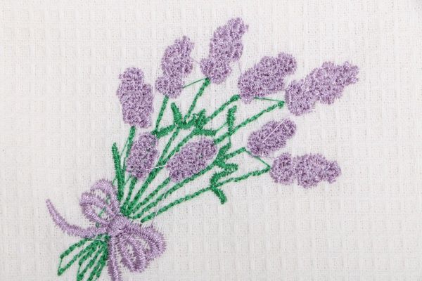 Набір рушників кухонних Прованс 2 шт. 45x60 см La Nuit фіолетовий/білий 